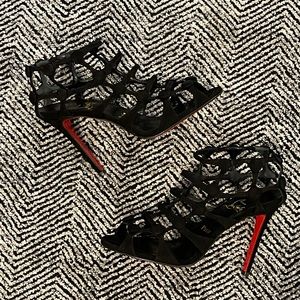 *SOLD* Christian Louboutin Black Suede Heels